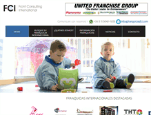 Tablet Screenshot of franquiciasfci.com
